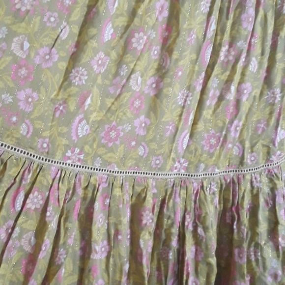 SOLD Spell Dahlia Maxi Skirt Bronze BNWT Large FSOT - Picture 13 of 16